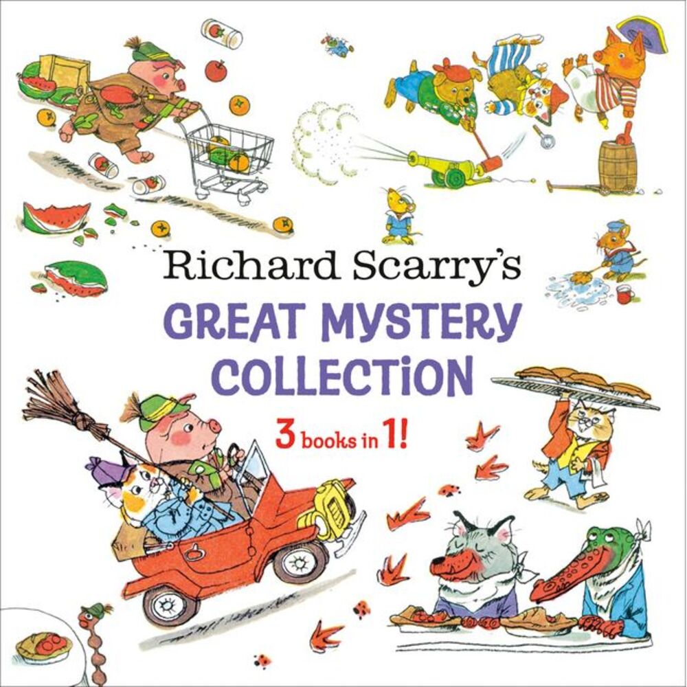 Richard Scarry's Great Mystery Collection: 3-Books-In-1! -- Richard Scarry